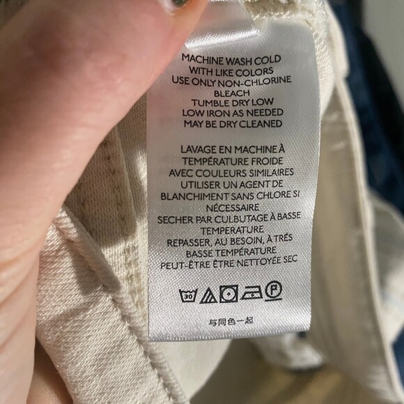 Anthropologie Pilcro Hi-Rise Striped Slim Denim Short 26 - Picture 10 of 11